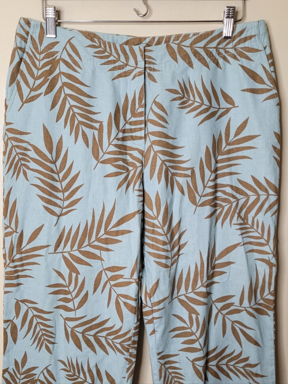 Ralsey 90s Linen-Cotton Cropped Pants Size 10 - Picture 3 of 7